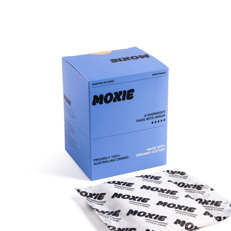 Moxie Organics Overnight Pads 8 Pack