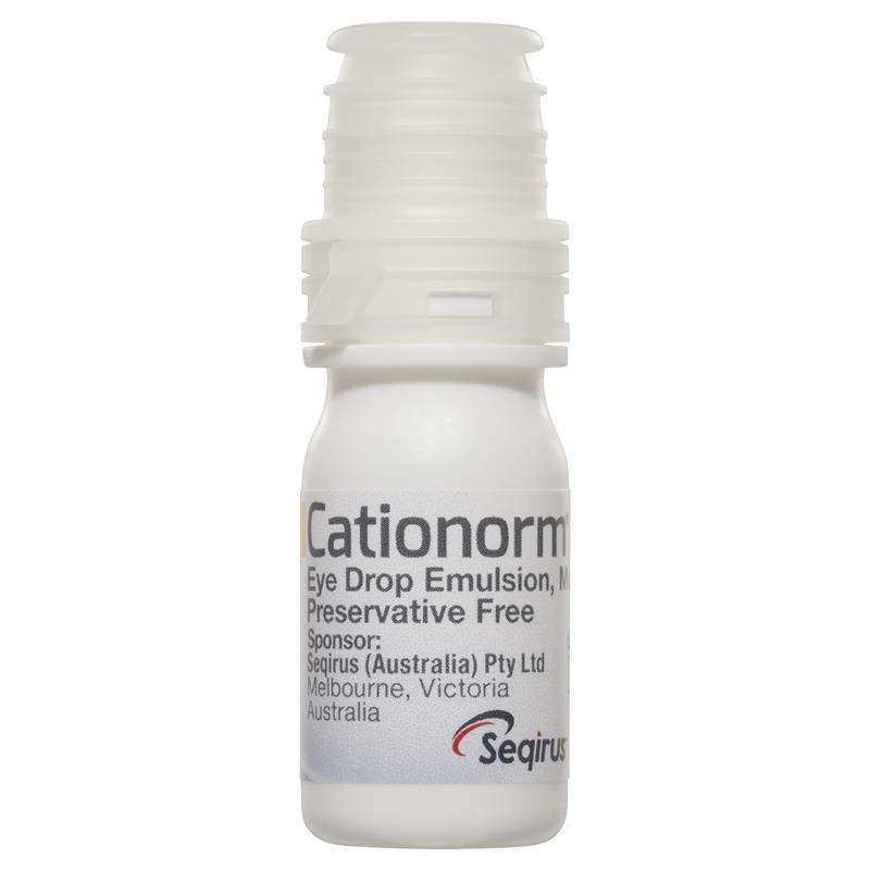 Cationorm Preservative Free Eye Drops 10ml