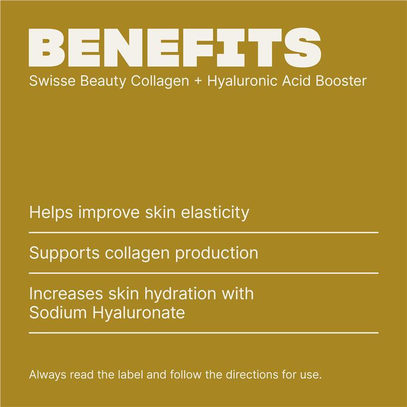 Swisse Beauty Collagen + Hyaluronic Acid Booster 80 Tablets