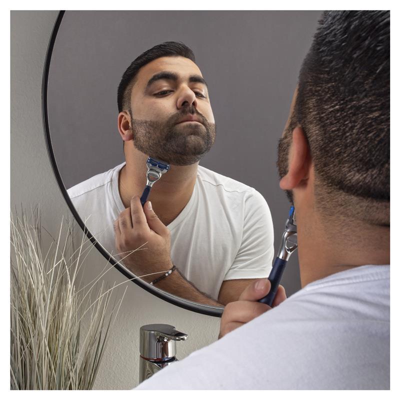 King C Gillette Neck Razor + 1 Razor Blade Refill