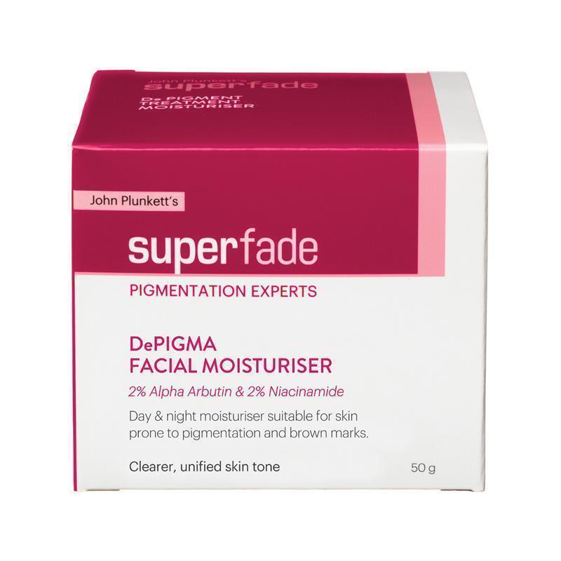 John Plunketts SuperFade De Pigment Treatment Moisturiser 50g
