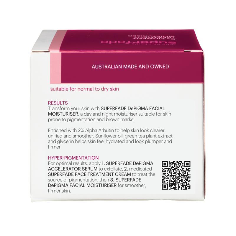 John Plunketts SuperFade De Pigment Treatment Moisturiser 50g