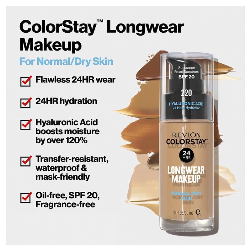 Revlon Colorstay Makeup Foundation For Normal/Dry Skin Toast