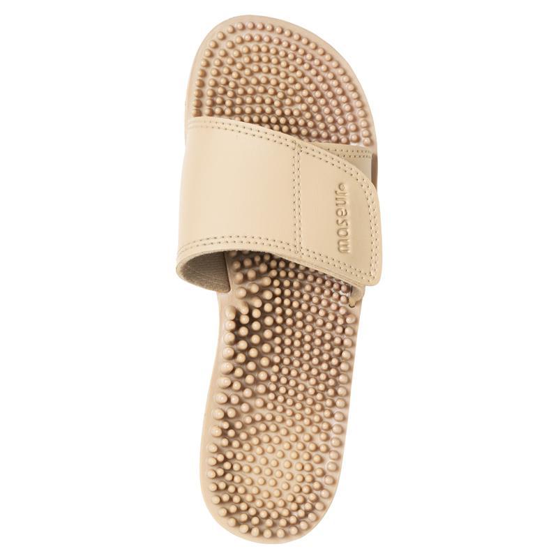 Maseur Invigorating Massage Sandal Beige Size 10
