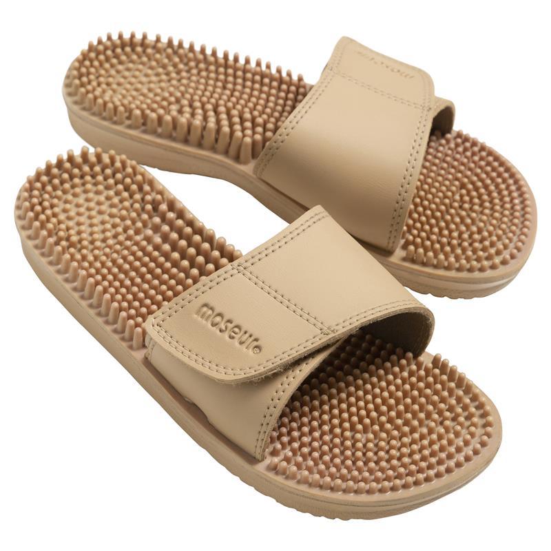 Maseur Invigorating Massage Sandal Beige Size 10