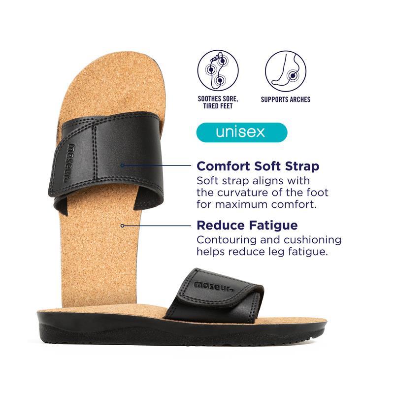 Maseur Gentle Massage Sandal Black Size 9 Unisex