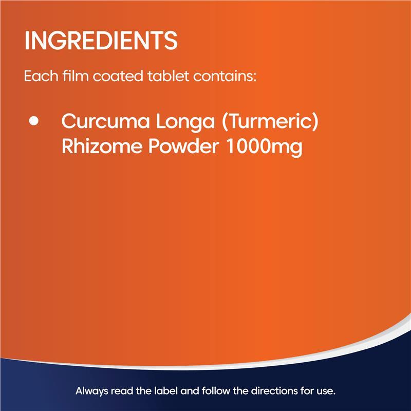 Bioglan Turmeric 1000mg 250 Tablets Exclusive Size