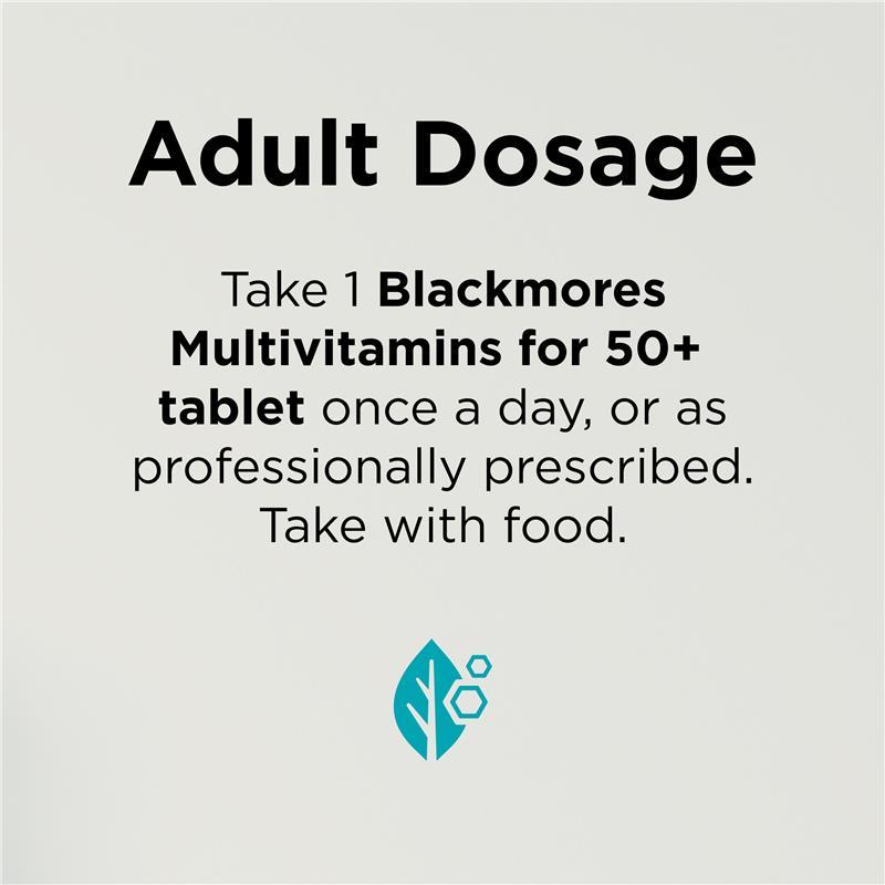 Blackmores Multivitamin For 50+ Sustained Release 150 Tablets Exclusive Size