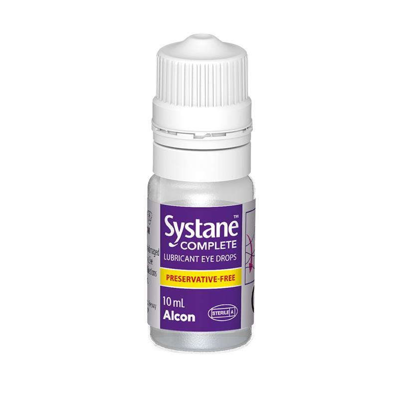 Systane Complete Preservative Free Lubricant Eye Drops 10ml