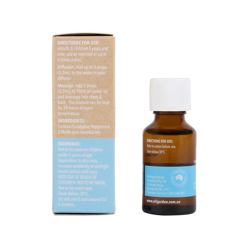 Oil Garden Natural Remedies Breathe Oil 25ml