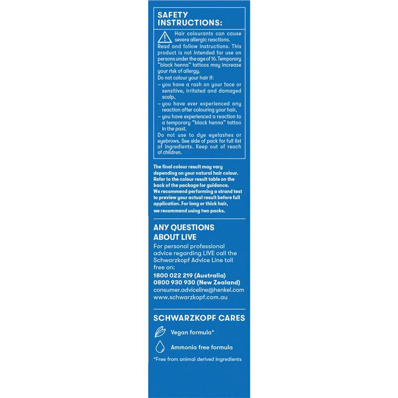 Schwarzkopf Live Colour Pastels Cool Grey 75ml