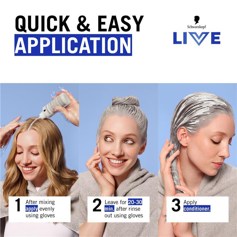 Schwarzkopf Live Colour Permanent Silver Storm