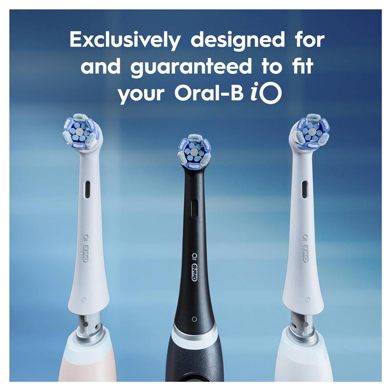 Buy Oral B Power Toothbrush iO Advanced Clean Refills Black 2 Pack ...