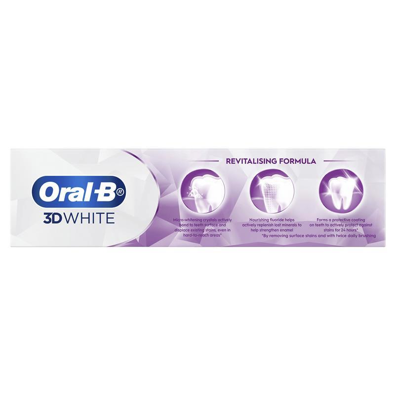 Oral B Toothpaste 3D White Lasting Enamel Strong 95g