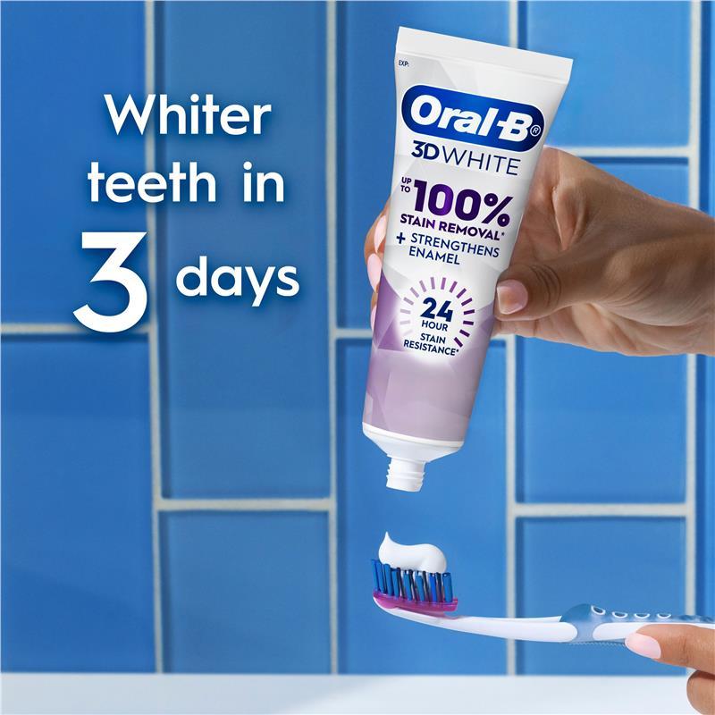 Oral B Toothpaste 3D White Lasting Enamel Strong 95g