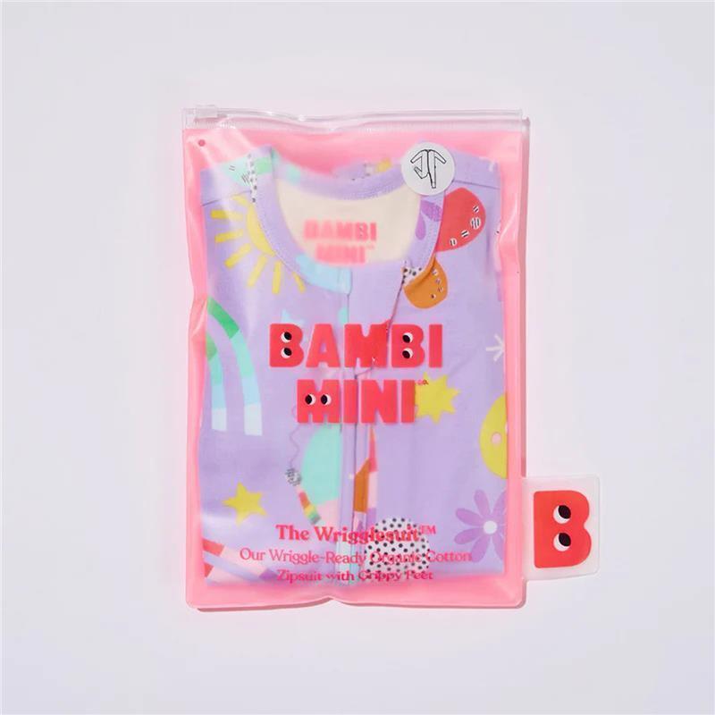Bambi Mini Co. Wrigglesuit 3-6 Months Pastel Lilac