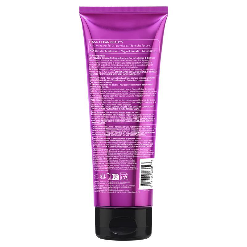 Hask Curl Care Curl Defining Cream 198ml