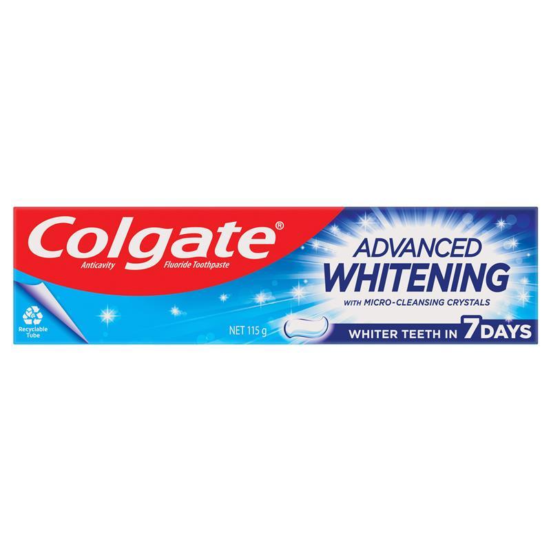 Colgate Toothpaste Advanced Whitening 115g