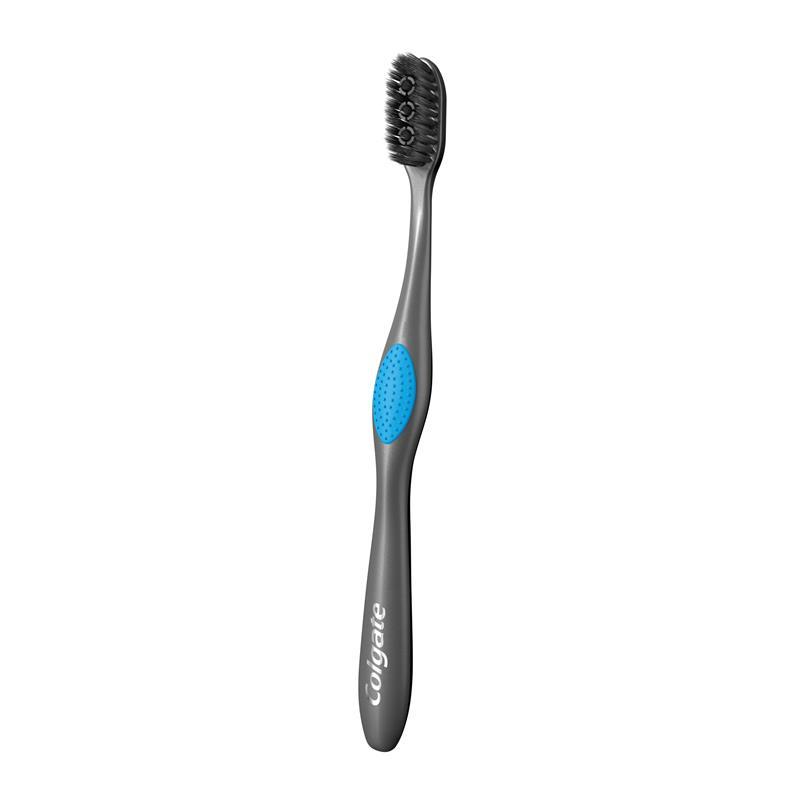Colgate Toothbrush 360 Charcoal Infused Floss Tip 3 Pack