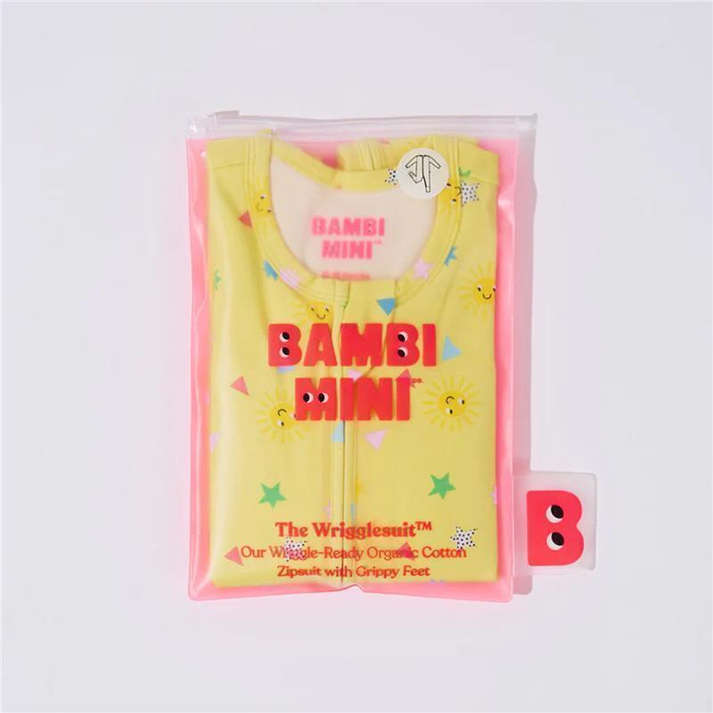 Bambi Mini Co. Wrigglesuit 0-3 Months Pink Festival Bloom