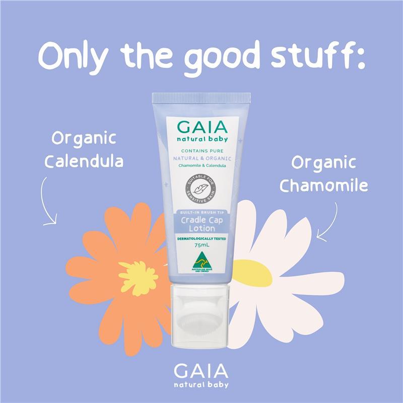 Gaia Natural Baby Cradle Cap 75ml