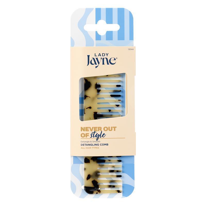 Lady Jayne Acetate Detangling Comb Assorted Colours