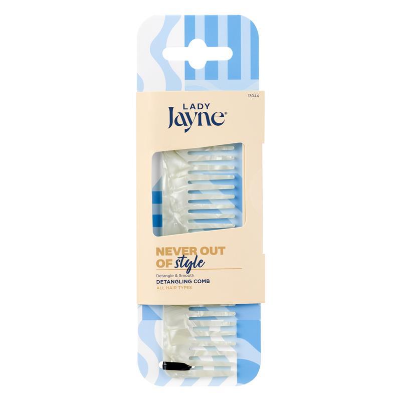 Lady Jayne Acetate Detangling Comb Assorted Colours