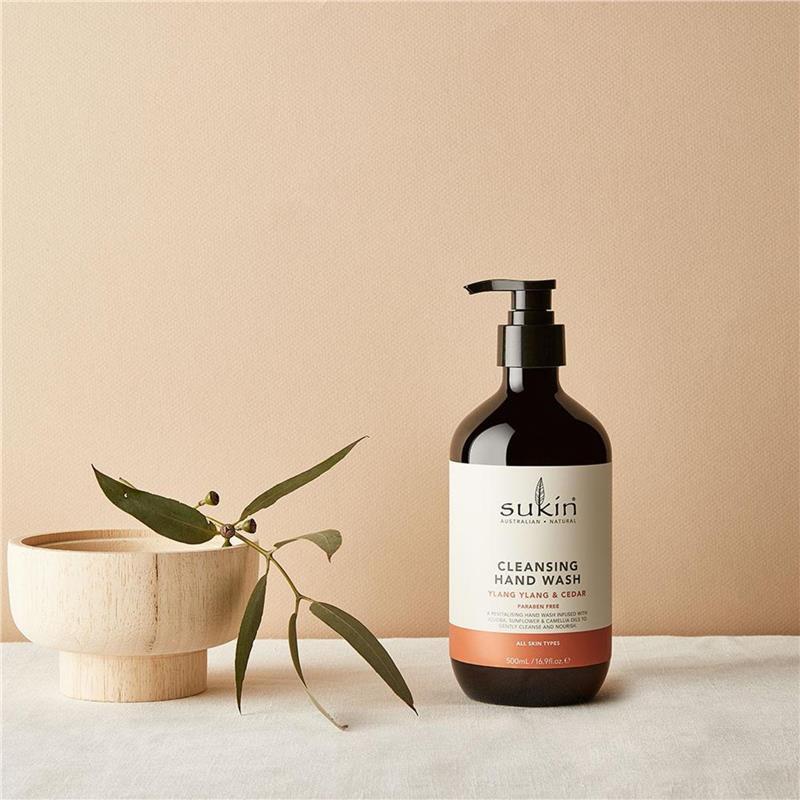 Sukin Cleansing Hand Wash Ylang Ylang & Cedar 500ml