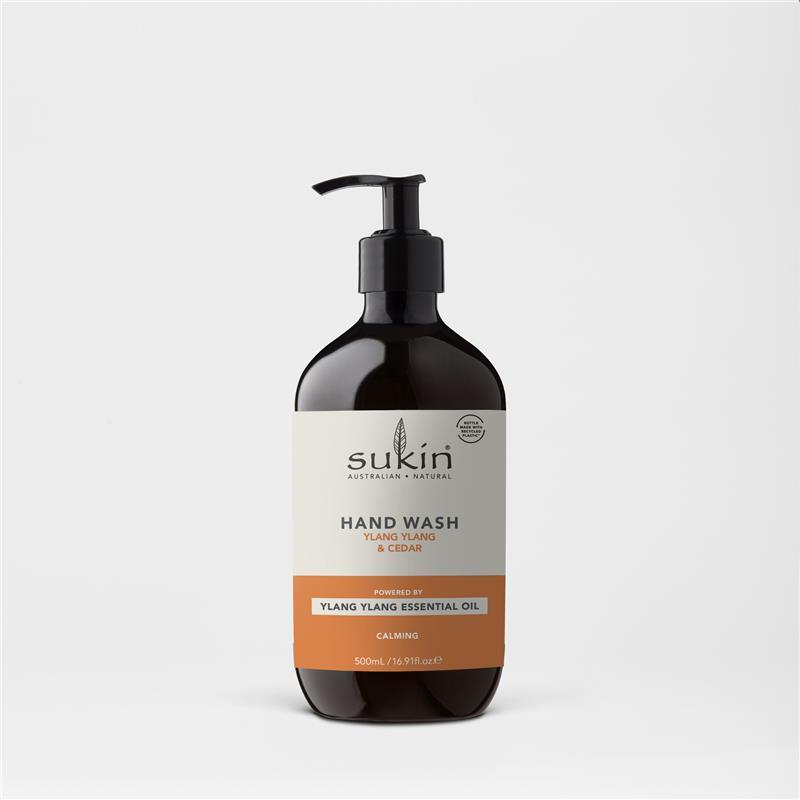 Sukin Cleansing Hand Wash Ylang Ylang & Cedar 500ml