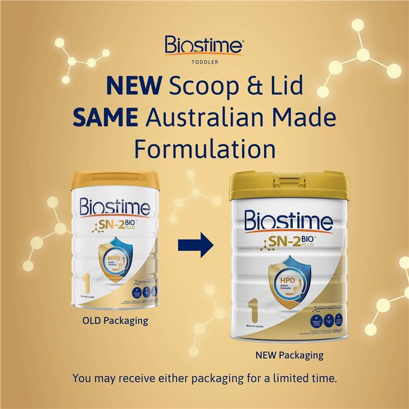 Buy Biostime SN-2 BIO PLUS HPO Infant Formula Stage 1 800g online at ...