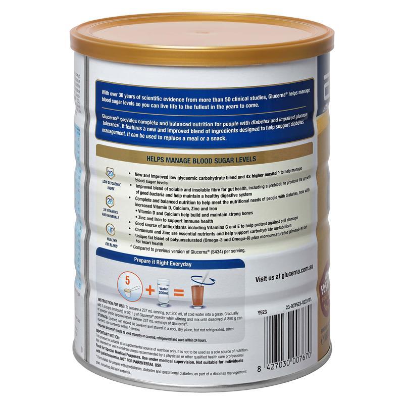 Glucerna Chocolate 850g