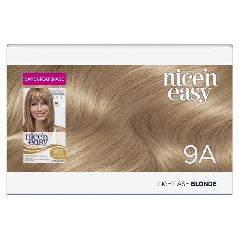 Clairol Nice N Easy 9A Natural Light Ash Blonde Permanent Hair Colour