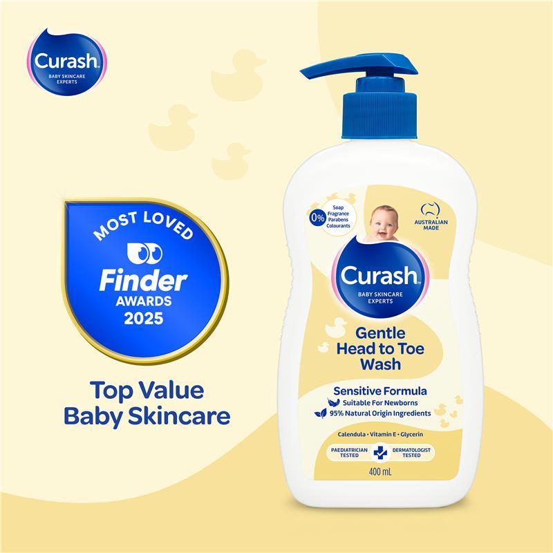 Curash Gentle Head To Toe Wash 400ml