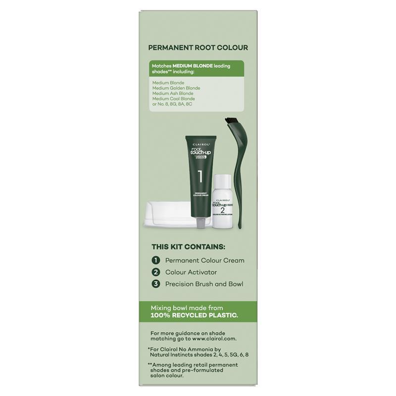 Clairol Root Touch Up Natural Instincts 8 Medium Blonde Permanent Hair Colour