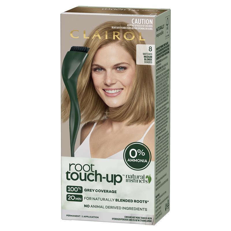 Clairol Root Touch Up Natural Instincts 8 Medium Blonde Permanent Hair Colour