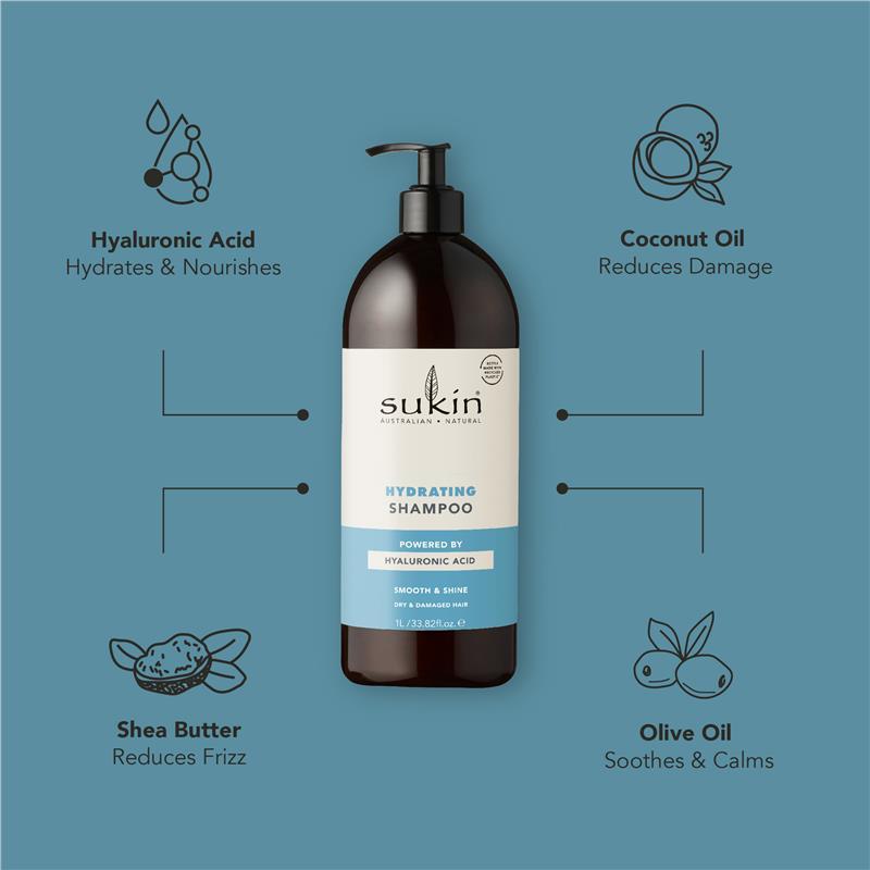Sukin Hydrating Shampoo 1 Litre