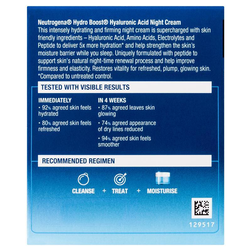 Neutrogena Hydro Boost Hyaluronic Acid Night Cream 50g