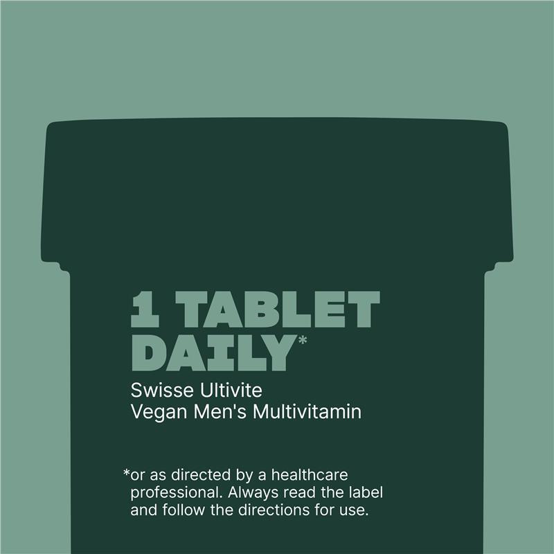 Swisse Vegan Mens Ultivite 60 Tablets