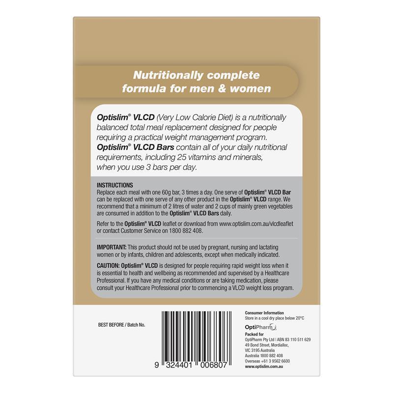 Optislim VLCD Bar Cappuccino Crunch 5 Pack