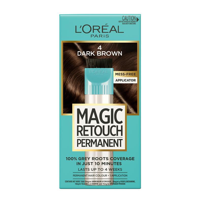 L'Oreal Paris Magic Retouch Permanent 4 Dark Brown
