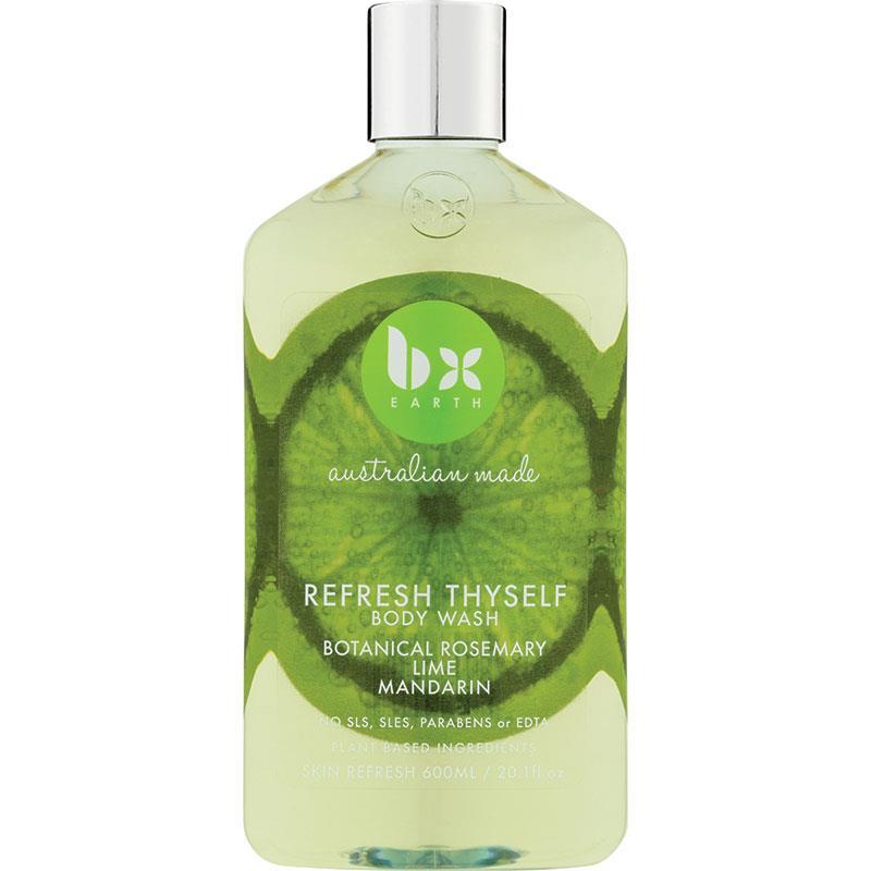 BX Earth Refresh Thyself Body Wash with Botanical Rosemary Lime and Mandarin 600ml