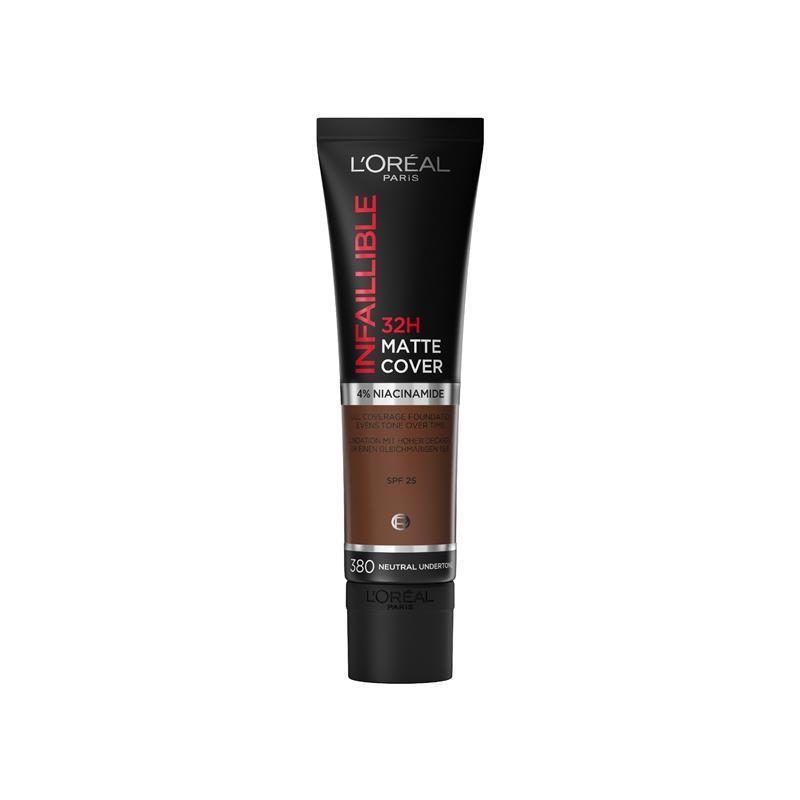 L'Oreal Paris Infallible 32H Matte Cover 4% Niacinamide 380N