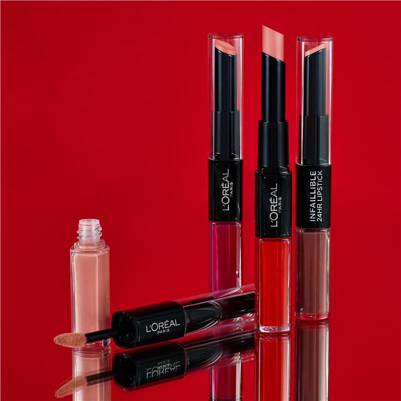 L'Oreal Paris Infallible 24H 2-Step Lipstick 501 Timeless Red