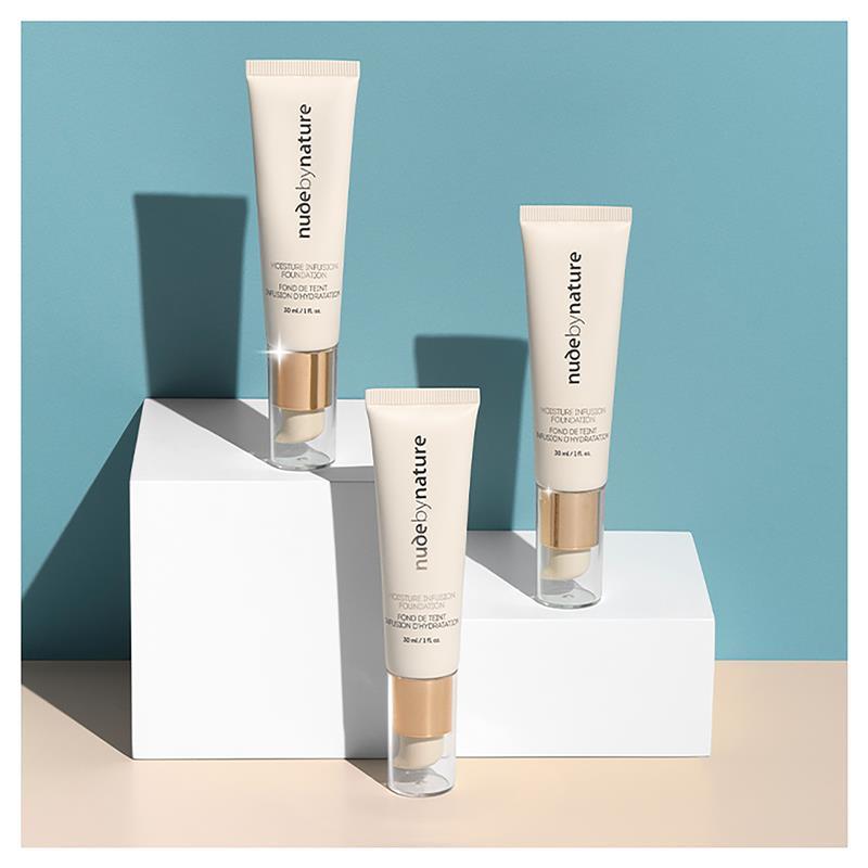 Nude by Nature Moisture Infusion Foundation 30ml N4 Silky Beige
