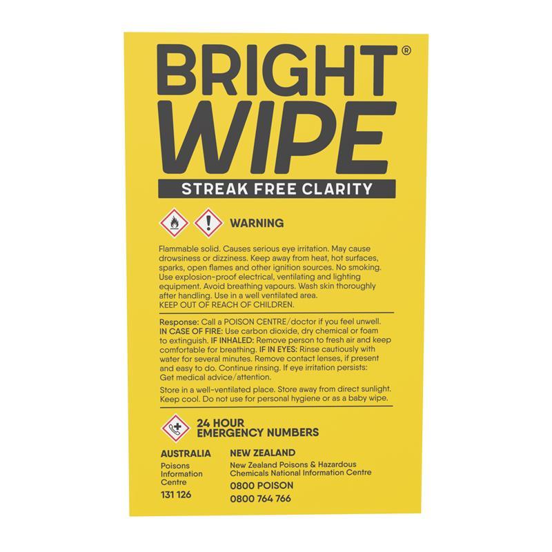 BrightWipe Lens Cleaning Wipes 200 Pack Exclusive Size