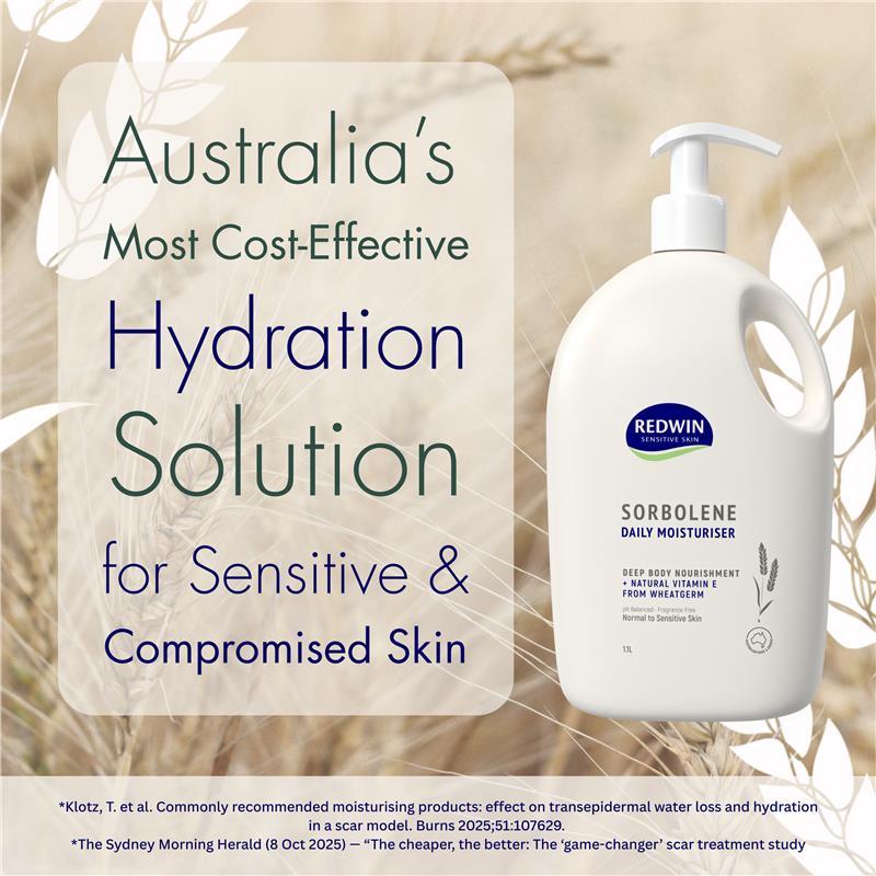 Redwin Sorbolene Daily Moisturiser 1.1L
