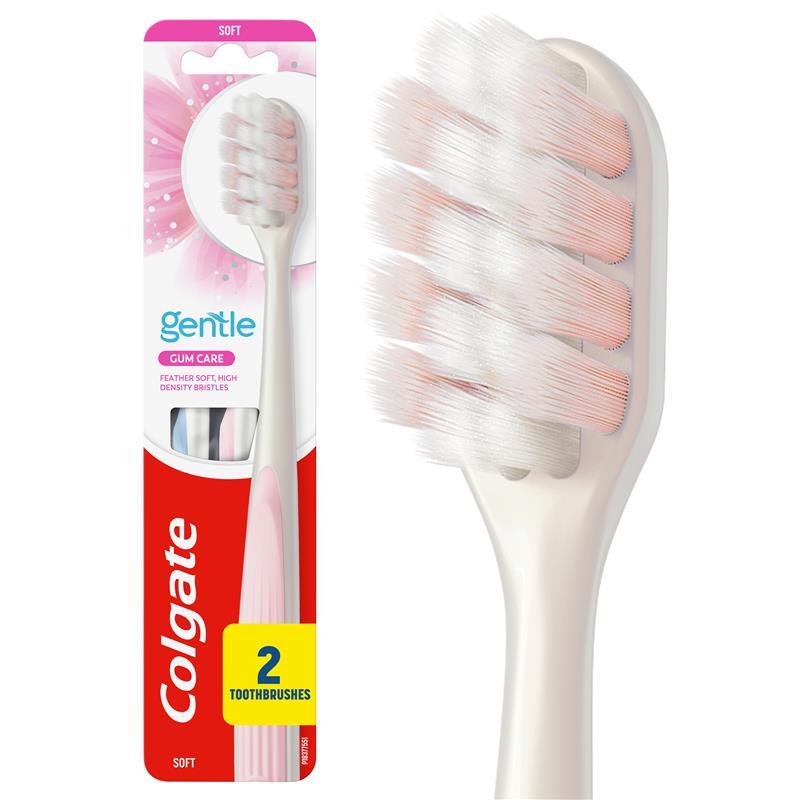 Colgate Toothbrush Gentle Gum Care Soft 2 Pack