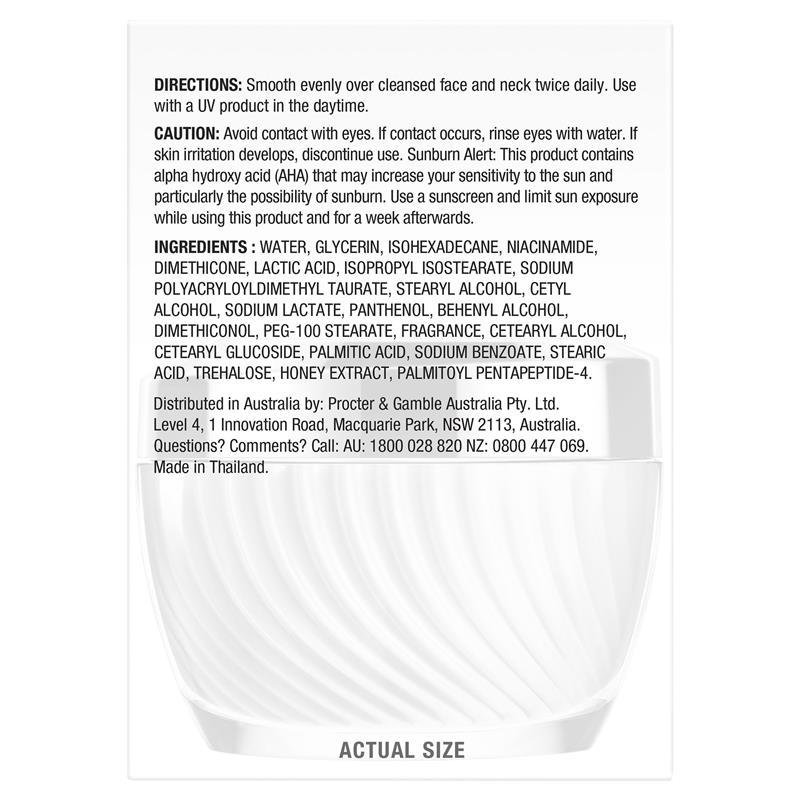 Olay Luminous Niacinamide Honey Peptide Moisturiser 50g