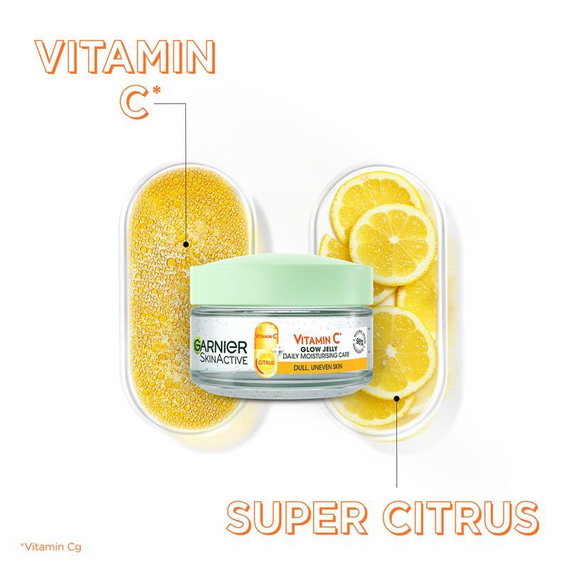 Garnier Skin Active Vitamin C* Brightening Glow Jelly Moisturiser 50ml