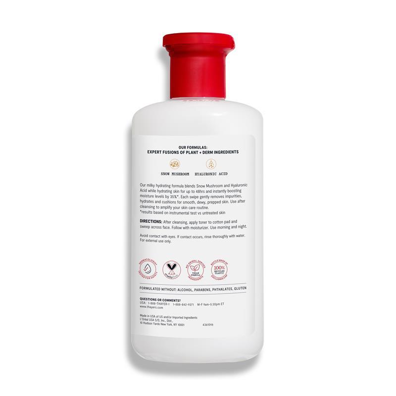 Thayers Hydrating Milky Toner With Snow Mushroom & Hyaluronic Acid 355ml